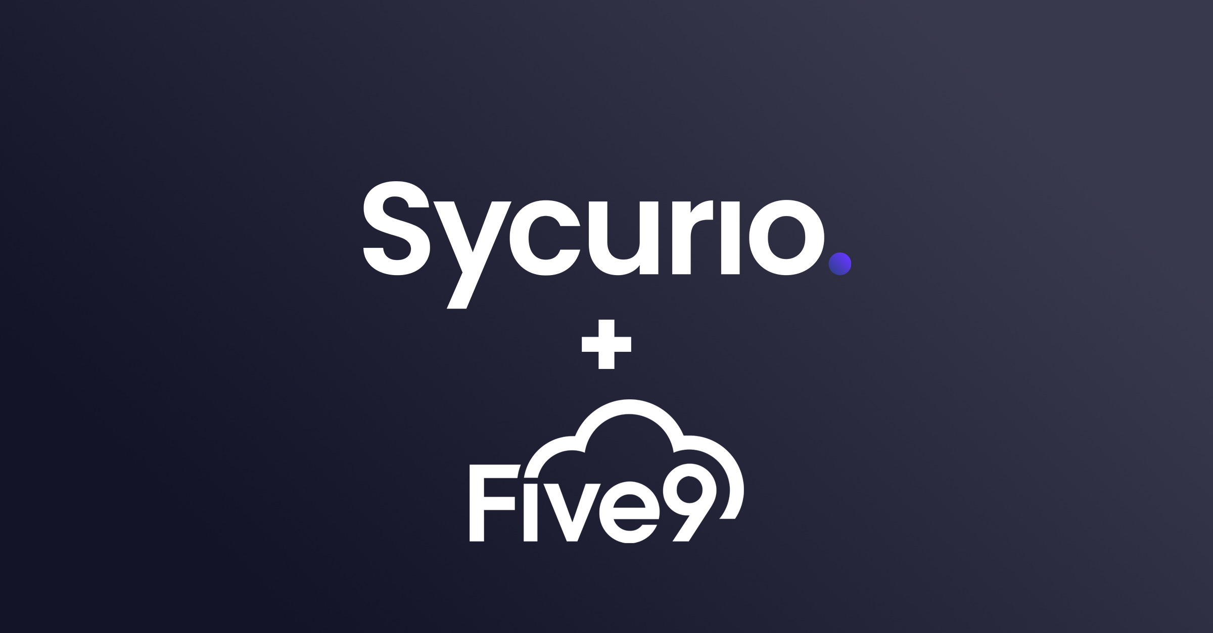 Sycurio and Five9 Partnership